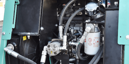 Photo of track buggy service access